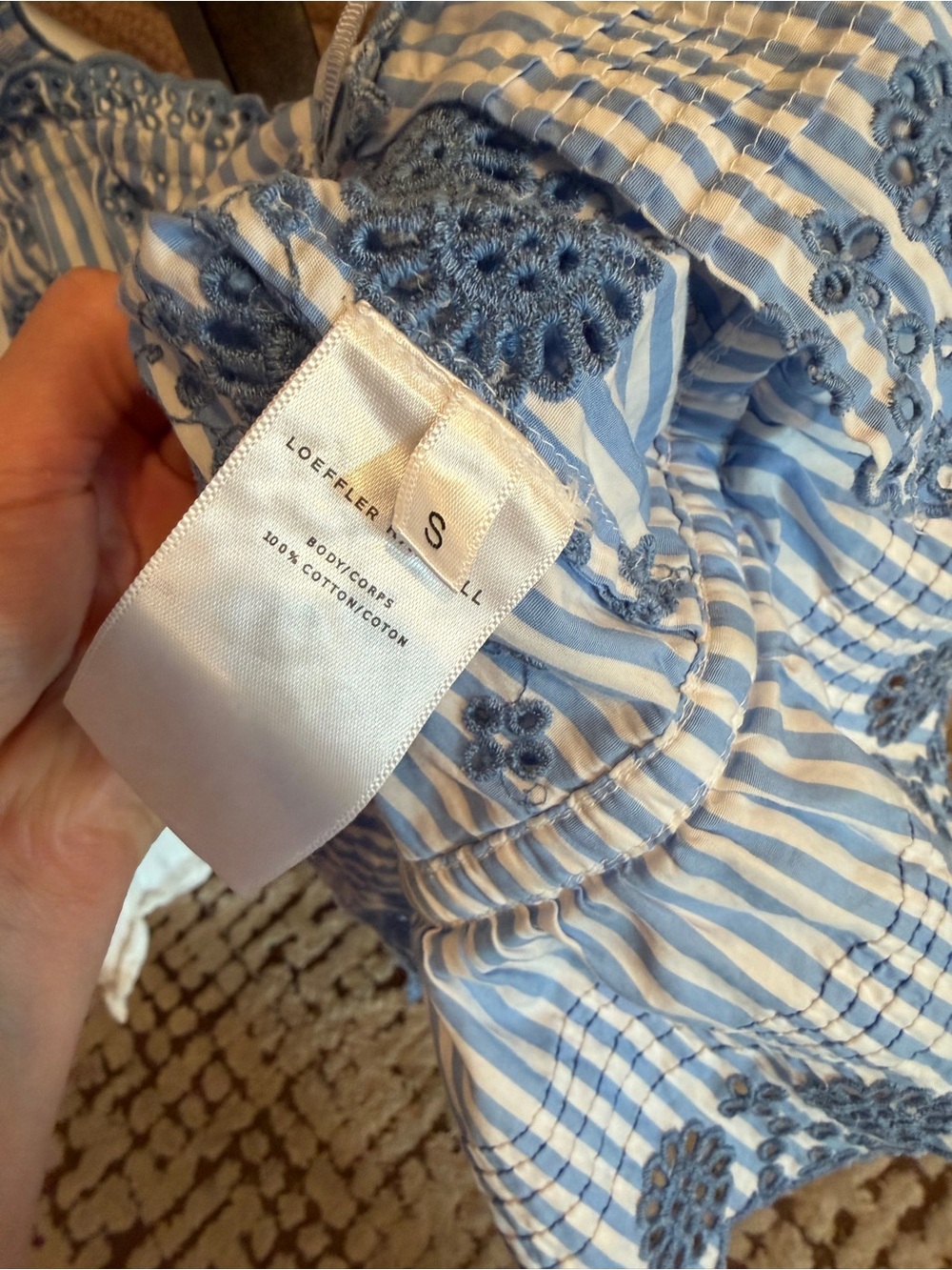 Loeffler Randall eyelet top - Picture 4 of 4